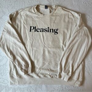 Pleasing Cream Women's Sweatshirt